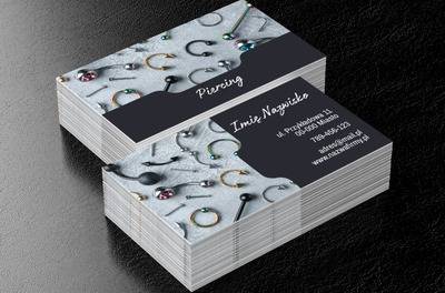 Profesjonalne ozdabianie ciała, Zdrowie i uroda, Studio tatuażu - Wizytówki Netprint