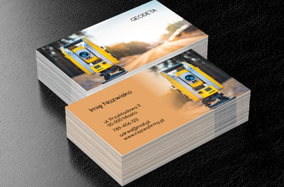 Konkretna reklama dla geodety, Środowisko i Przyroda, Geodezja - Wizytówki Netprint