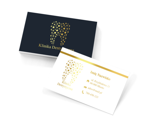 Podnosimy prestiż gabinetu, Medycyna, Stomatologia - Wizytówki Netprint szablony online