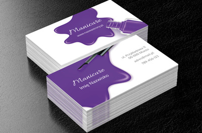 Zaproś do zabawy kolorami, Zdrowie i uroda, Salon kosmetyczny - Wizytówki Netprint