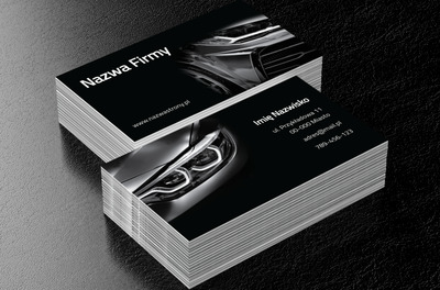 Motoryzacja to wasze hobby, Motoryzacja, Dealer - Wizytówki Netprint