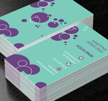 Kolorowe bąbelki, Motywy, Abstrakcja - Wizytówki Netprint