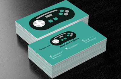 Kontroler do gry, Motywy, Elektronika - Wizytówki Netprint