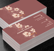 Wiszące kwiaty, Motywy, Roślinne - Wizytówki Netprint