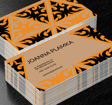 Wyrazisty ornament, Motywy, Tła i tekstury - Wizytówki Netprint