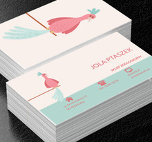 Kolorowy ptak, Motywy, Zwierzęta - Wizytówki Netprint