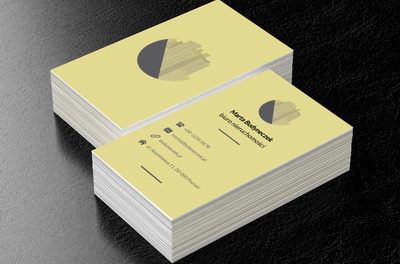 Wieżowce w kółku, Nieruchomość, Biuro nieruchomości - Wizytówki Netprint