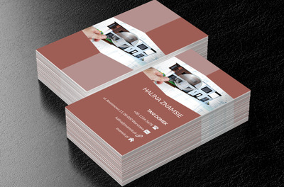 Wizualizacja domu, Nieruchomość, Biuro nieruchomości - Wizytówki Netprint