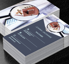 Dom pod lupą, Nieruchomość, Biuro nieruchomości - Wizytówki Netprint