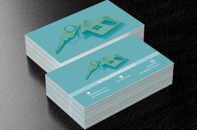 Dom z kluczem, Nieruchomość, Wynajem mieszkań - Wizytówki Netprint