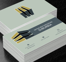 Futurystyczny budynek, Nieruchomość, Wynajem mieszkań - Wizytówki Netprint