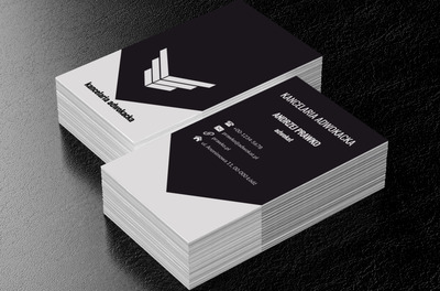 Stos książek, Prawo, Kancelaria adwokacka - Wizytówki Netprint