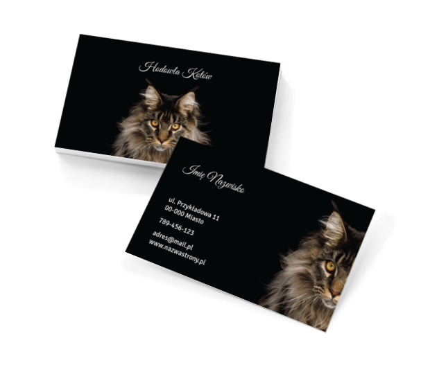 Reklama z pazurem, Środowisko i Przyroda, Hodowla zwierząt - Wizytówki Netprint szablony online