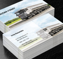 Do celu i na czas, Transport, Transport Towarów - Wizytówki Netprint