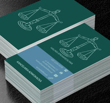 Waga prawnicza, Prawo, Radca Prawny - Wizytówki Netprint