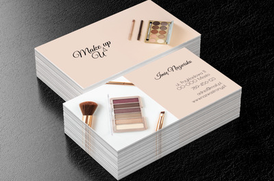 Część profesjonalnego arsenału, Zdrowie i uroda, Wizaż - Wizytówki Netprint