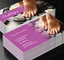 Z dużą troską o stopy, Zdrowie i uroda, SPA - Wizytówki Netprint