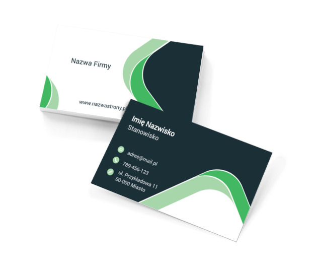 Wzór dla kreatywnego biznesu, Motywy, Uniwersalne - Wizytówki Netprint szablony online