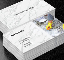Wszystko we właściwych rękach, Usługi domowe, Firma sprzątająca - Wizytówki Netprint