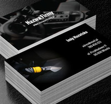 Profesjonalne pranie tapicerki, Usługi domowe, Firma sprzątająca - Wizytówki Netprint