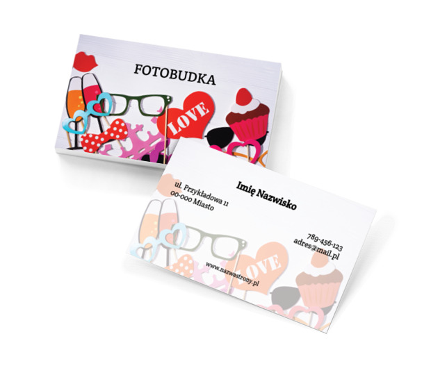 Niezwykłe wspomnienia z imprezy, Rozrywka, Organizator imprez - Wizytówki Netprint szablony online