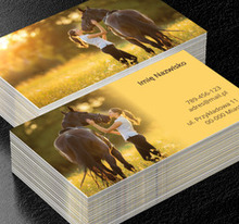 Piękno i elegancja - Stadnina Koni, Środowisko i Przyroda, Hodowla zwierząt - Wizytówki Netprint