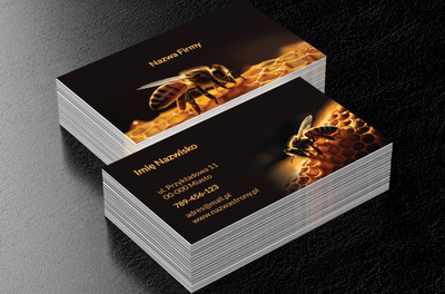 Miodowe radości, Środowisko i Przyroda, Hodowla zwierząt - Wizytówki Netprint