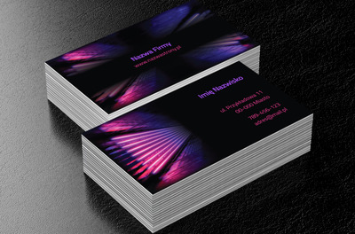 Neonowe mistrzostwo sztuki, Motywy, Tła i tekstury - Wizytówki Netprint