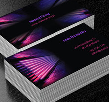 Neonowe mistrzostwo sztuki, Motywy, Tła i tekstury - Wizytówki Netprint