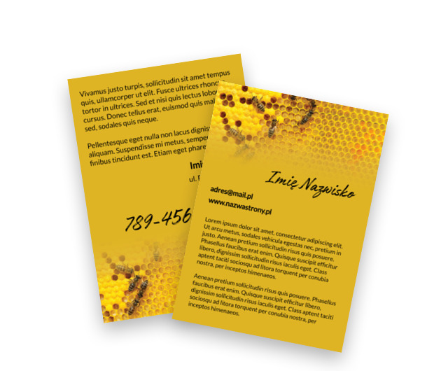 Przyciągamy miodowym klimatem, Środowisko i Przyroda, Usługi dla zwierząt - Ulotki Netprint szablony online