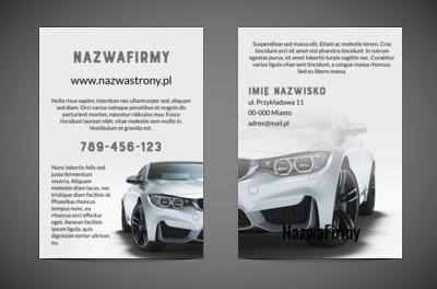 To ulotka z charakterem, Motoryzacja, Dealer - Ulotki Netprint