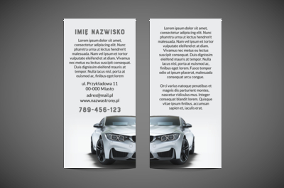 Reklamuj się dynamicznie i efektownie, Motoryzacja, Dealer - Ulotki Netprint