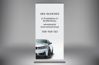 Tak się buduje prestiż firmy, Motoryzacja, Dealer - Roll-up Netprint