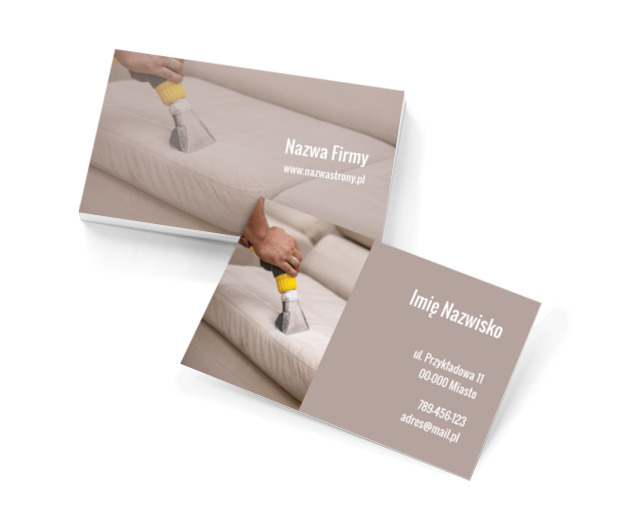 Kurz nie ma żadnych szans, Usługi domowe, Firma sprzątająca - Wizytówki Netprint szablony online