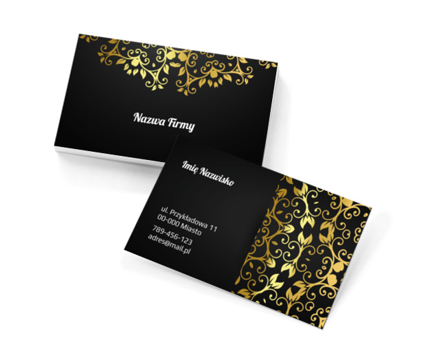 Wytworna uniwersalność, Motywy, Uniwersalne - Wizytówki Netprint szablony online