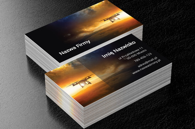 Usługi z użyciem drona, Fotografia, Wideofilmowanie - Wizytówki Netprint