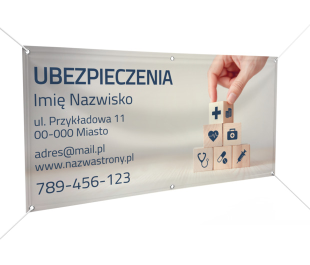 Baner pełen profesjonalizmu, Finanse i ubezpieczenia, Firma ubezpieczeniowa - Banery Netprint szablony online