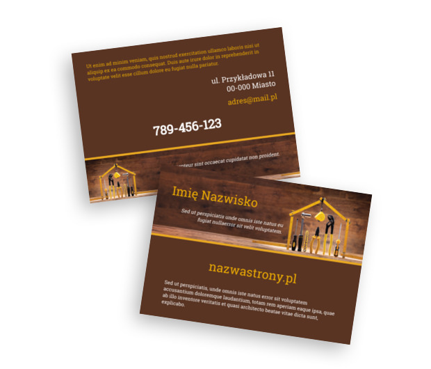 Reklama z dobrym klimatem, Budownictwo, Firma budowlana - Ulotki Netprint szablony online