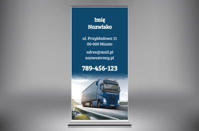 Najlepsza droga do sukcesu, Transport, Transport Towarów - Roll-up Netprint