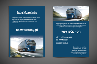 Wręczaj ulotki z dumą, Transport, Transport Towarów  - Ulotki Netprint