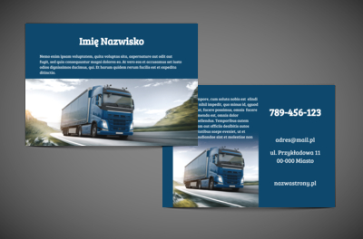 Dobre proporcje, harmonia barw, Transport, Transport Towarów  - Ulotki Netprint