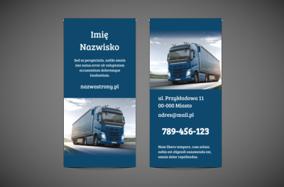 Dobra, efektowna reklama, Transport, Transport Towarów  - Ulotki Netprint