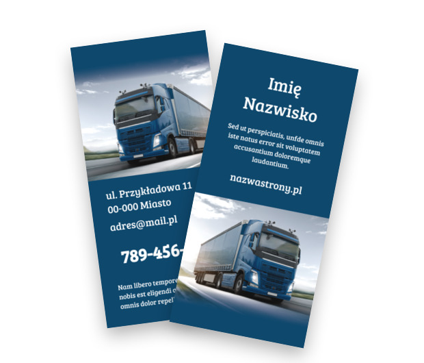 Dobra, efektowna reklama, Transport, Transport Towarów  - Ulotki Netprint szablony online