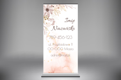 Romantycznie i interesująco, Motywy, Roślinne - Roll-up Netprint