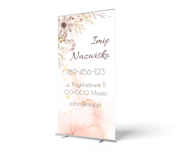 Romantycznie i interesująco, Motywy, Roślinne - Roll-up Netprint szablony online