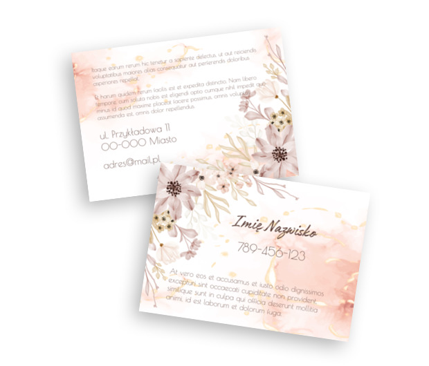 Pastelowo, ale skutecznie, Motywy, Roślinne - Ulotki Netprint szablony online