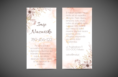 Po prostu piękna ulotka, Motywy, Roślinne - Ulotki Netprint