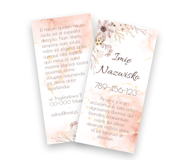 Po prostu piękna ulotka, Motywy, Roślinne - Ulotki Netprint szablony online