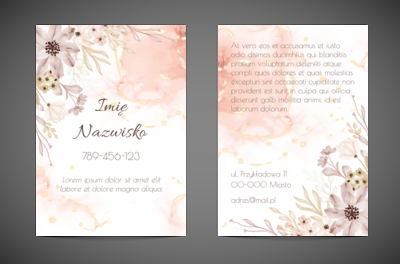 Romantyczne zachęcanie, Motywy, Roślinne - Ulotki Netprint