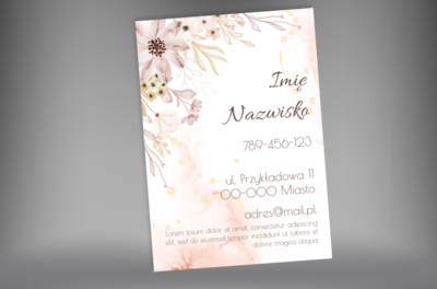 Przywołaj klientki kwiatami, Motywy, Roślinne - Plakaty Netprint